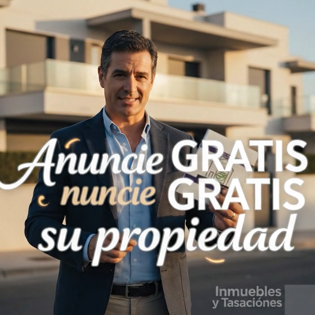 ¡Pon tu anuncio gratis en inmueblesytasaciones!